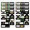 Big Dot of Happiness Colorful Mardi Gras Mask - Assorted Masquerade Party Gift Tag Labels - To and From Stickers - 12 Sheets - 120 Stickers